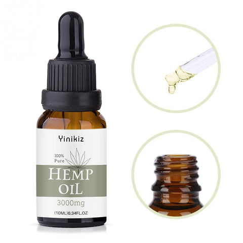 10ml 3000mg Hemp CBD Organic Essential  Hemp Oil