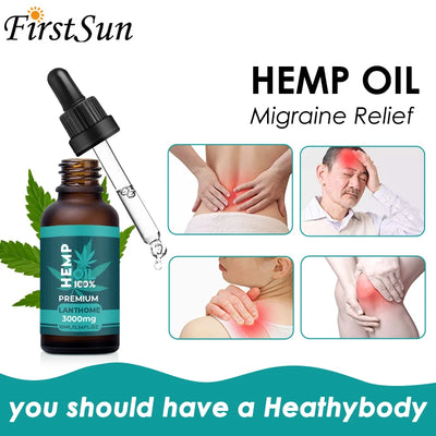 Organic 3000mg Hemp Oil CBD Hemp Seeds